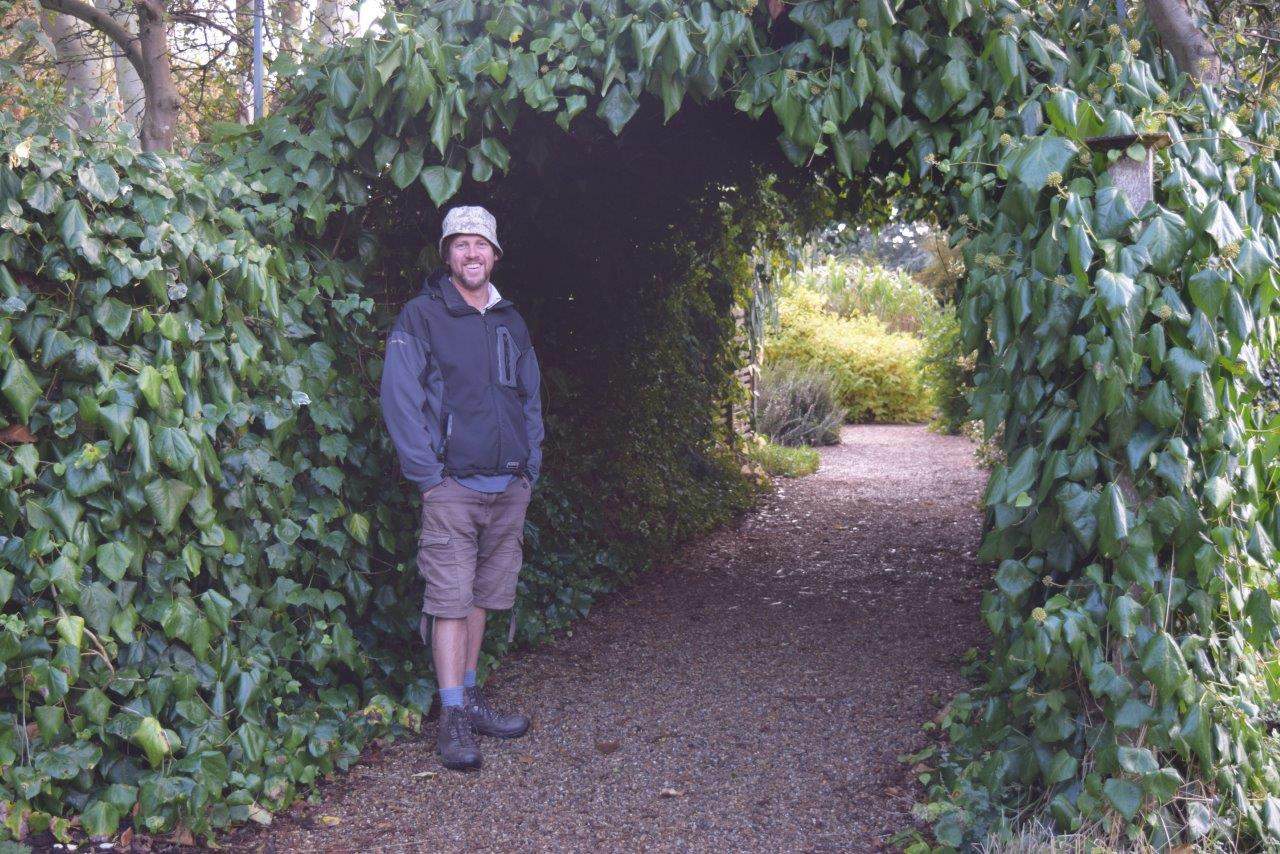 Norfolk Garden Designer. Richard Walters, Norfolk garden designer at the Vicarage Gardens in Easton Ruston (2016)